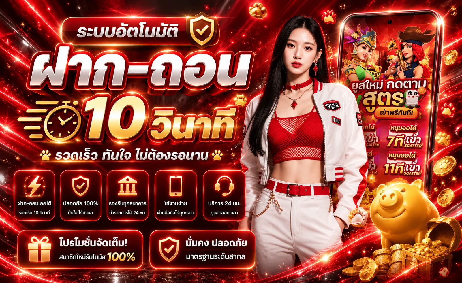 แบนเนอร์ระบบฝากถอนอัตโนมัติสำหรับ MN789